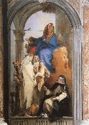Giovanni Battista Tiepolo Pala delle Tre Sante oil on canvas